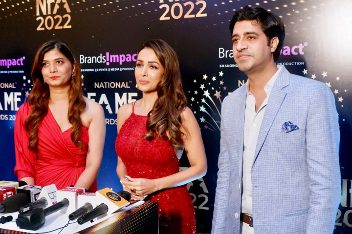 Brands Impact, National Fame Awards, NFA, Malaika Arora, Award