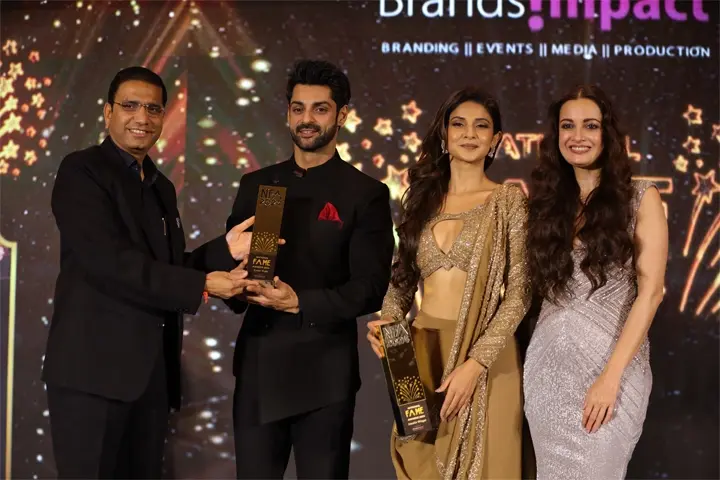 Mohit Yadav (L), Karan Wahi (Centre L), Jennifer Winget (Centre R), Dia Mirza (R) (3)