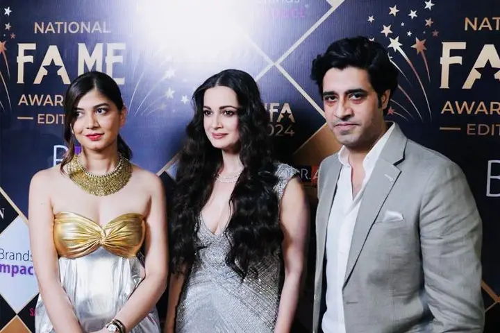 Ankita Singh (L), Dia Mirza (Centre), Amol Monga (R)